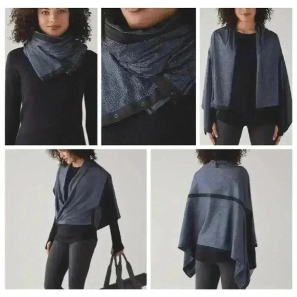 Lululemon Purple/Black Vinyasa Wrap - Picture 6 of 6